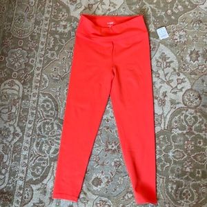 J Crew bright orange xs cropped leggings